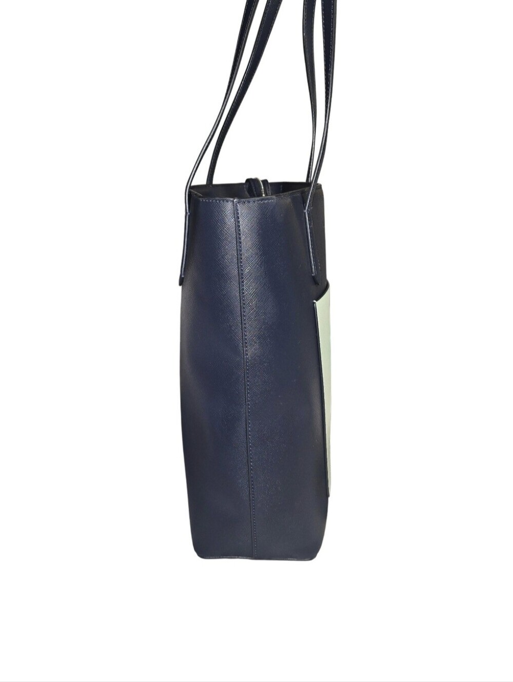 Kate Spade New York Daily Large Colorblock Saffiano Tote In Navy And Mint - Picture 6 of 9